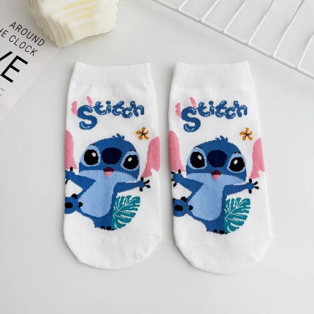 Stitch Chaussettes courtes en coton